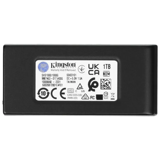 Внешний SSD Kingston 1TB SSD USB 3.2 Gen2 External SSD R:1050MB/s,W:1000MB/s-черный