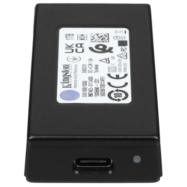 Внешний SSD Kingston 1TB SSD USB 3.2 Gen2 External SSD R:1050MB/s,W:1000MB/s-черный