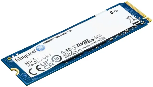 Твердотельный накопитель Kingston SSD 2TB SNV3S/2000G NV3 M.2 2280 PCIe 4.0 x4