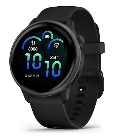 Смарт-часы Garmin Vivoactive 6 черный, черный ремешок 42,2мм