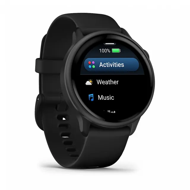 Смарт-часы Garmin Vivoactive 6 черный, черный ремешок 42,2мм