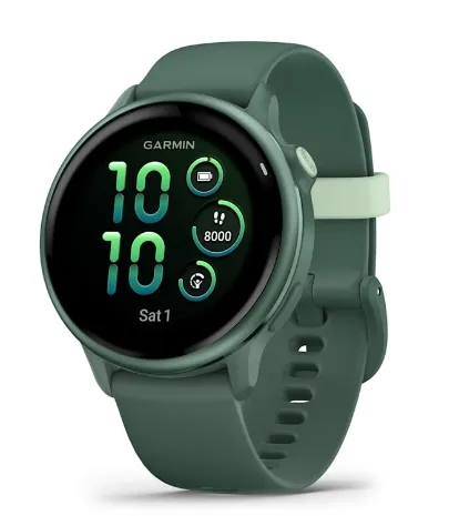 Смарт-часы Garmin Vivoactive 6 зеленый, зеленый ремешок 42,2мм