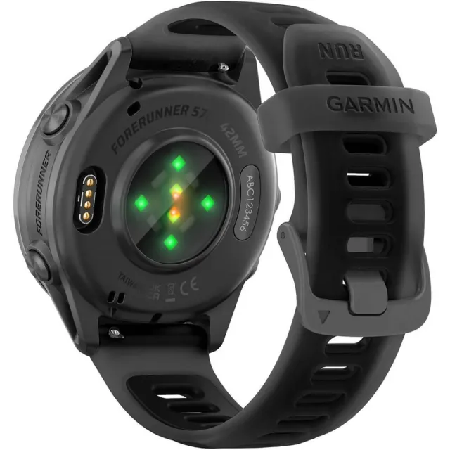 Смарт-часы Garmin Forerunner 570 черный, темно-серый безель, черный ремешок 42мм