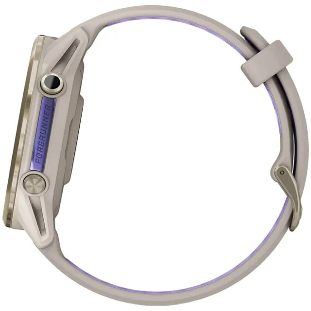 Смарт-часы Garmin Forerunner 970 золотистый титановый безель, серо-фиолетовый ремешок 47мм