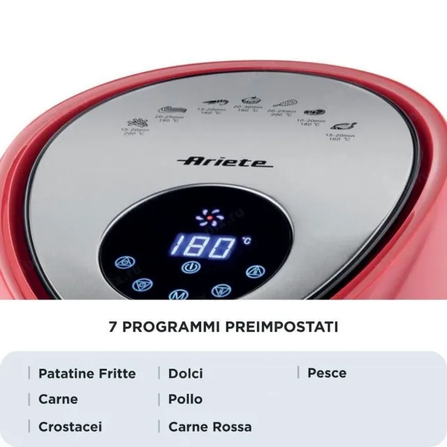 Аэрофритюрница Ariete 00C461801AR0 4618 RDSLVR