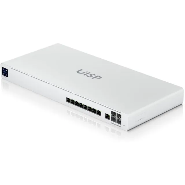 Маршрутизатор Ubiquiti UISP Router Pro Маршрутизатор 4 ядра (1,7 ГГц), 9х 1G RJ45, 4 10G SFP+