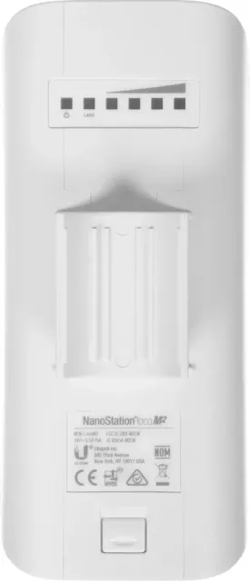 Точка доступа Wi-Fi Ubiquiti NanoStation Loco M2 AirMax, Рабочая частота 2412-2462 МГц