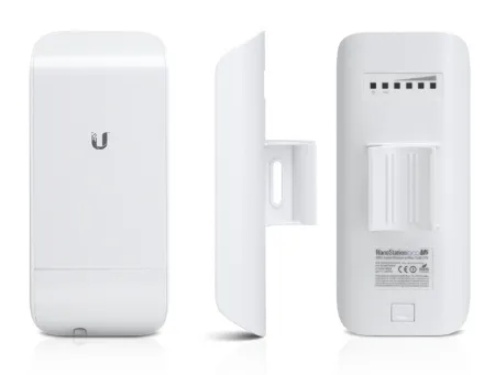 Точка доступа Wi-Fi Ubiquiti NanoStation Loco M5 (AP/CPE), 5 ГГц (a/n), airMAX, 3 км, MIMO 2х2
