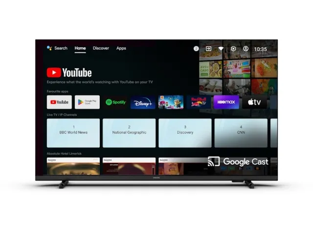 Гостиничный телевизор Philips 43HFL4518U/12 43", 4K Ultra HD LED, 350 кд/м2, Android, CMND