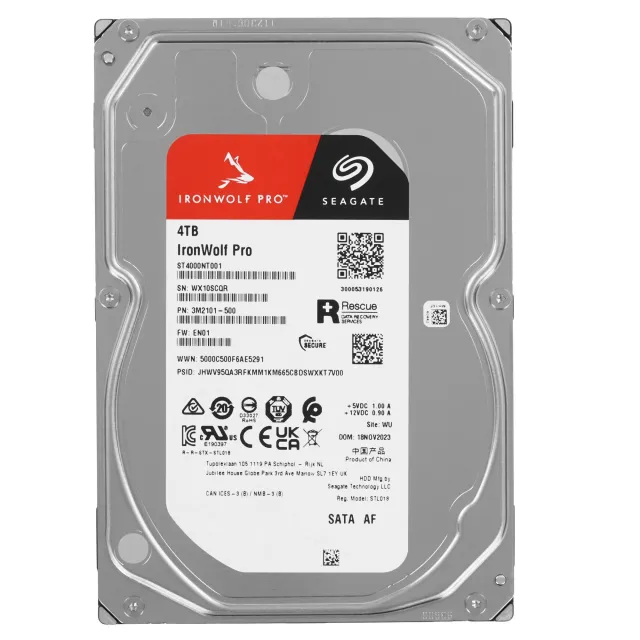 Жесткий диск Seagate IronWolf Pro 4TB 3.5'' 7200RPM 256MB SATA NAS ST4000NT001