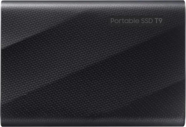 Внешний SSD Samsung 1TB External MU-PG1T0B/WW, T9, 1000GB, Type-C, USB 3.2 Gen2, R/W 2000/19