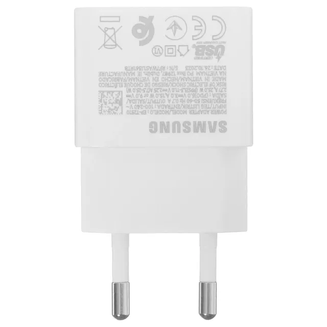 Сетевое зарядное устройство Samsung EP-T2510 25W Type-C White