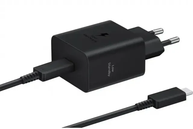 Сетевое зарядное устройство Samsung EP-T4511 45W Type-C Black + cable