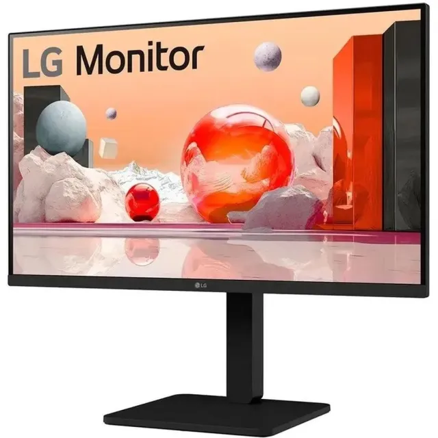 Монитор LG 27" 27BA45QB-B, 2560x1440, IPS, 75Hz, HDMIx2+DP+MM, регулировка, черный