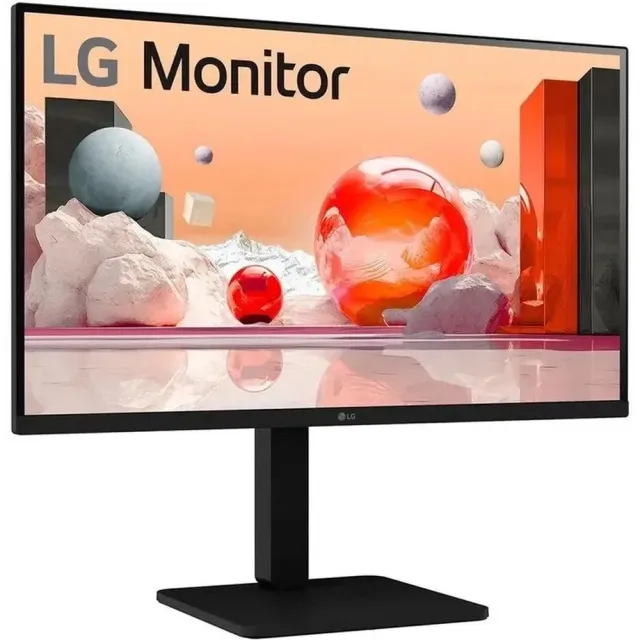 Монитор LG 27" 27BA45QB-B, 2560x1440, IPS, 75Hz, HDMIx2+DP+MM, регулировка, черный