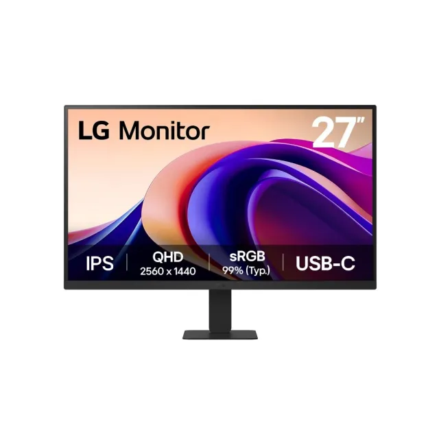 Монитор LG 27" 27U631A-B, 2560x1440, IPS, 100Гц, 1хHDMI+USB-C, черный