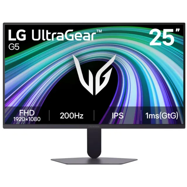 Монитор LG 25" 25G523B-B, 1920x1080, IPS, 200Hz, HDMIx2+DP, black