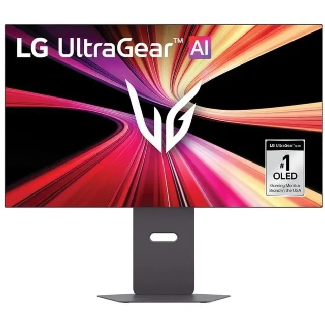 Монитор LG 32" 32GX870B-B, 3840x2160, OLED, 240Hz, HDMI+DP+USB-C, pivot, black
