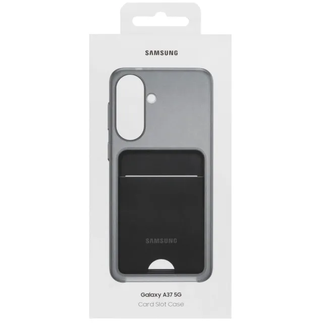 Чехол-накладка Samsung Card Slot Case A37 (A376) Black CAU