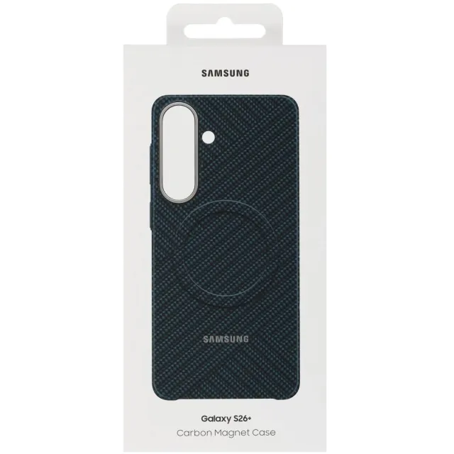 Чехол-накладка Samsung Carbon Magnet Case S26+ (S947) Dark Blue CAU